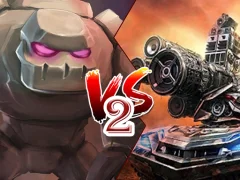 Tank vs Golems 2 — لعبة مجانية اون لاين