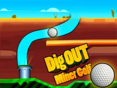 Dig Out Miner Golf — bezmaksas tiešsaistes spēle