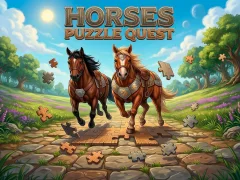 खेल Horses Puzzle Quest ऑनलाइन