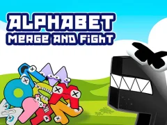 Гаме Alphabet Merge And Fight онлајн