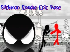 Stickman Doodle Epic Rage — bezmaksas tiešsaistes spēle