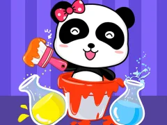 Baby Panda Color Mixing Studio — لعبة مجانية اون لاين