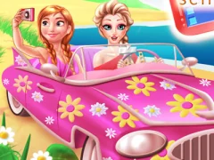 Princesses Road Trip Fun เกมออนไลน์