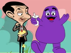 When Mr Bean meet Grimace — لعبة مجانية اون لاين