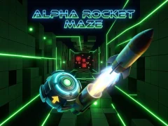 Trò chơi Alpha Rocket Maze trực tuyến