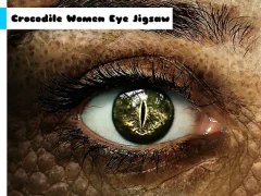 Crocodile Women Eye Jigsaw — لعبة مجانية اون لاين