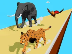 Animal Transform Race 3D — لعبة مجانية اون لاين