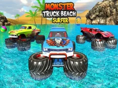 Xogo Monster Truck Beach Surfing en liña