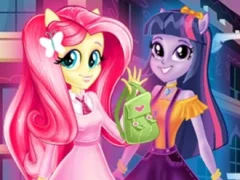 Equestria Girls First Day at School เกมออนไลน์