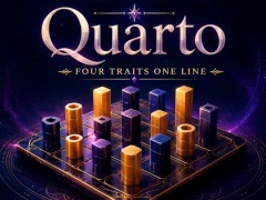 खेल Quarto Four Traits One Line ऑनलाइन