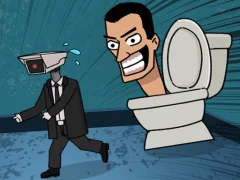 Jwèt Skibidi Toilet Haunted Dorm sou entènèt