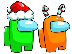 游戏Among Us Christmas Coloring在线