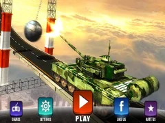 Impossible Army Tank Driving Simulator Tracks — لعبة مجانية اون لاين