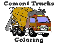 Cement Trucks Coloring — free online game