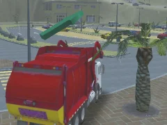 Island Clean Truck Garbage Sim — bezmaksas tiešsaistes spēle