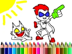 游戏Back To School: Titans Coloring Book在线