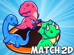 Xogo Match 2D Dinosaurs en liña
