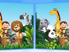 שפּיל Find Seven Differences - Animals אָנליין