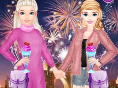 Xogo Bffs New Year Eve en liña