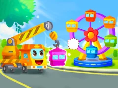 Little Panda's Truck Team — لعبة مجانية اون لاين