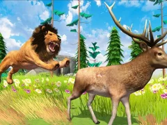 Igra Realistic Lion Hunting Animal 2024 online