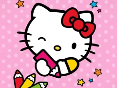 游戏Color By Number With Hello Kitty在线