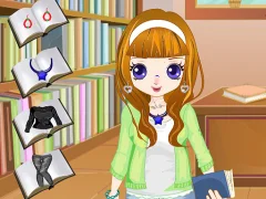 Xogo Library Girl Dressup en liña