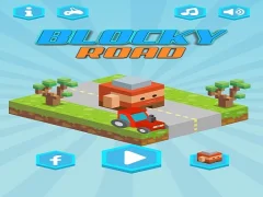 Blocky Road — безплатна онлайн игра