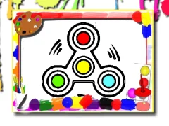 游戏Fidget Spinner Coloring Book在线