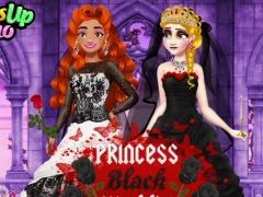 Xogo Princess Black Wedding Dress en liña