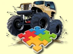 Xogo Monster Truck Jigsaw Challenge en liña