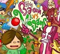 Spel King Bacon vs the Vegans online
