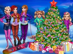 Xogo Princesses Christmas tree en liña