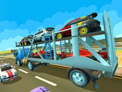Car Transporter Cargo Truck — لعبة مجانية اون لاين