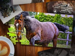 Xogo Jigsaw Puzzle Horses Edition en liña