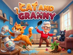 თამაში Cat and Granny ონლაინ