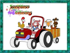 游戏Tractor Coloring Pages在线