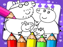 Peppa Pig Coloring Book — ücretsiz çevrimiçi oyun