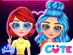 Rainbow Girls Neon Fashion เกมออนไลน์