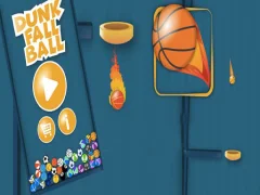 Dunk Fall Ball — bezmaksas tiešsaistes spēle