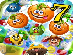 Xogo Funny Faces Match-3 7  en liña