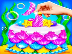 Xogo Mermaid Glitter Cake Maker  en liña