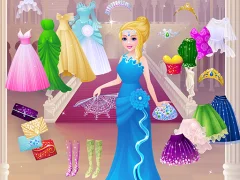 Xogo Cinderella Dress Up Girl Games en liña