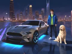 Mustang City Driver — لعبة مجانية اون لاين