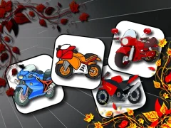 Gioco Cartoon Motorbikes Memory in linea