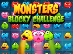 Monsters blocky challenge — لعبة مجانية اون لاين