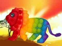 Wild Animals Pop It Jigsaw – kostenloses Online-Spiel