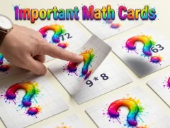 Игра Important Math Cards онлајн