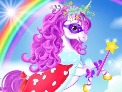 Xogo Baby unicorn dress up en liña
