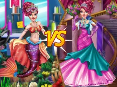 Trò chơi Mermaid vs Princess trực tuyến